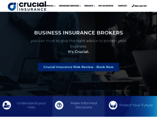 crucialinsurance.com.au screenshot