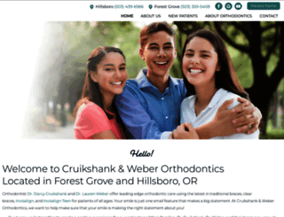 cruikshankorthodontics.com screenshot