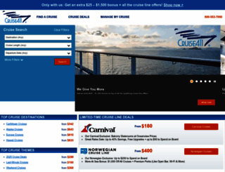 cruise411.com screenshot