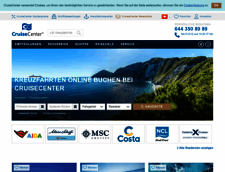 cruisecenter.ch screenshot