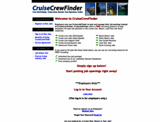 cruisecrewfinder.com screenshot