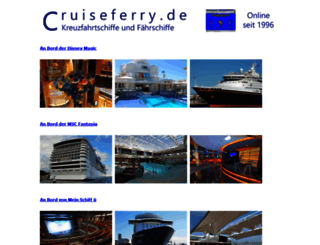 cruiseferry.de screenshot