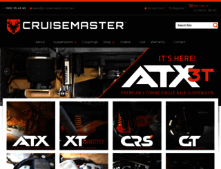 cruisemaster.com.au screenshot