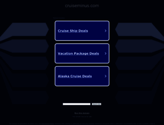 cruiseminus.com screenshot