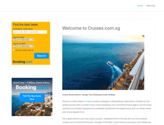 cruises.com.sg screenshot