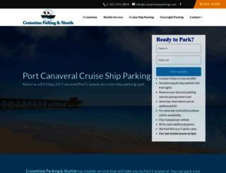 cruisetimeparking.com screenshot