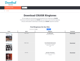 cruisr.download-ringtone.com screenshot