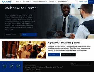 crumplifeinsurance.com screenshot