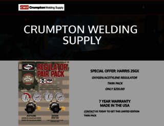 crumptonweldingsupply.com screenshot