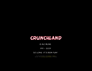 crunchland.com screenshot