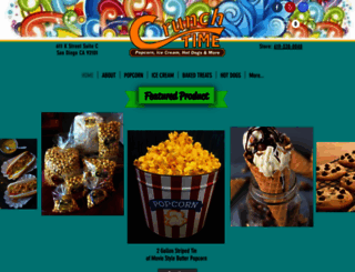 crunchtimepopcorn.com screenshot