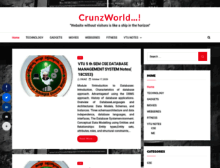 crunzworld.com screenshot