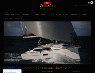 crusaderyachts.com screenshot