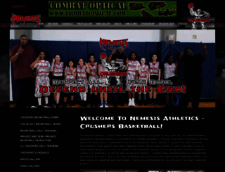 crushersbasketball.org screenshot