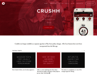 crushhapp.com screenshot