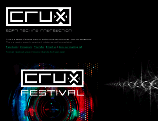 crux-events.org screenshot