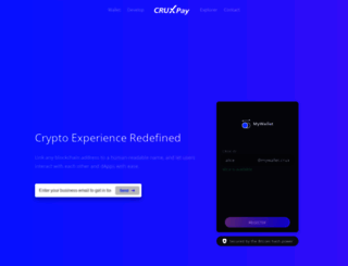 cruxpay.com screenshot