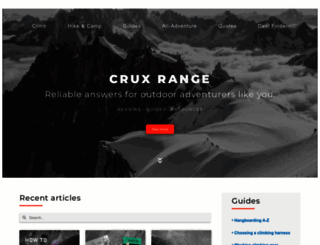 cruxrange.com screenshot