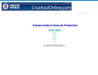 cruzazulonline.com screenshot