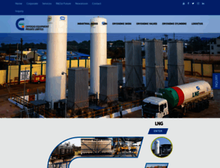 cryogasindia.com screenshot
