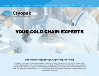 cryopak.com screenshot