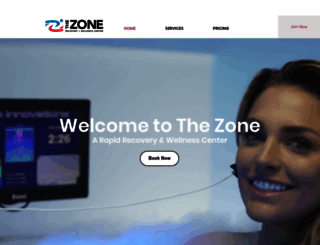 cryorecoveryzone.com screenshot