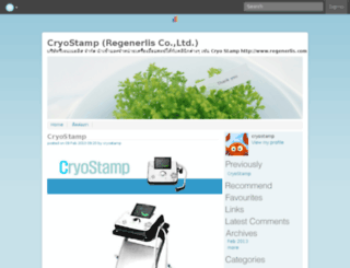 cryostamp.exteen.com screenshot
