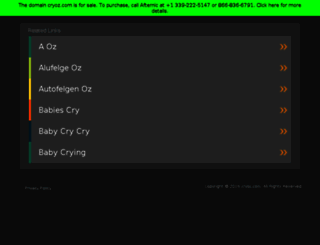 cryoz.com screenshot