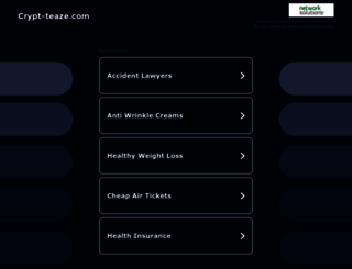crypt-teaze.com screenshot