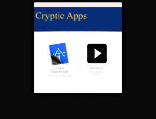 cryptic-apps.com screenshot