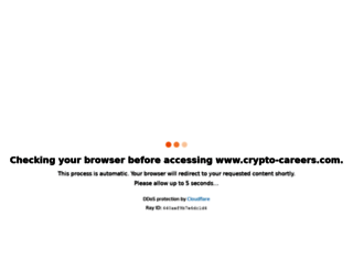 crypto-careers.com screenshot