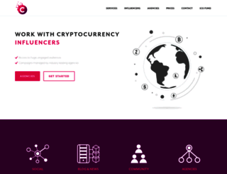 crypto-influencer.com screenshot