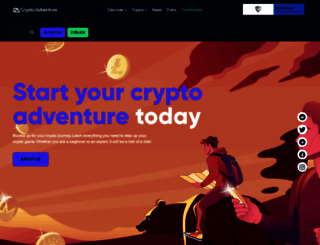 cryptoadventure.com screenshot