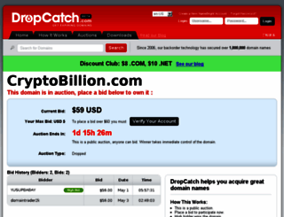 cryptobillion.com screenshot