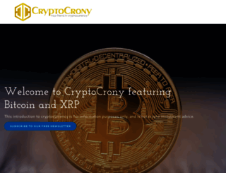 cryptocrony.com screenshot