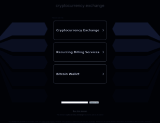 cryptocurrency.exchange screenshot