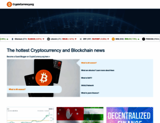 cryptocurrency.org screenshot