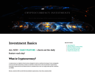 cryptocurrencyinvestmentstrategies.com screenshot