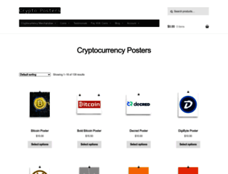 cryptocurrencyposters.com screenshot