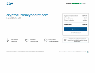 cryptocurrencysecret.com screenshot