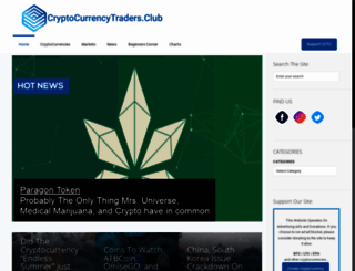 cryptocurrencytraders.club screenshot