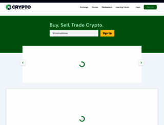 cryptoexchange.com screenshot