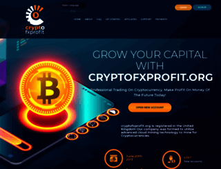 cryptofxprofit.org screenshot