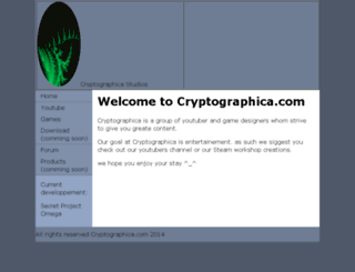 cryptographica.com screenshot