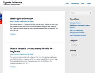 cryptohubsite.com screenshot