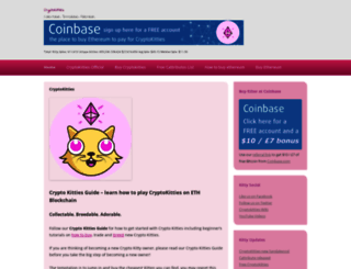 cryptokitties.co.uk screenshot