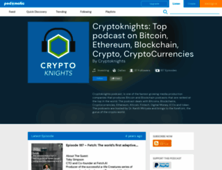 cryptoknights.podomatic.com screenshot