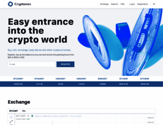 cryptonex.org screenshot