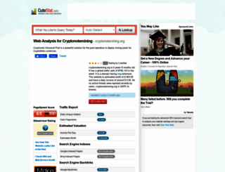 cryptonotemining.org.cutestat.com screenshot