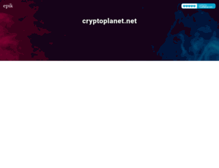 cryptoplanet.net screenshot